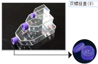 雙螺旋蓋細胞培養瓶